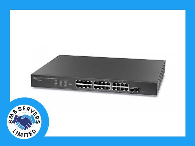 EdgeCore ECS2000 26 port Gigabit Layer 2 PoE Switch SMB Servers